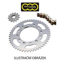 Řetězová sada Regina pro KAWASAKI KLX 650 R - Odpovídá továrně montované sadě 14/49 - 520 ZRE